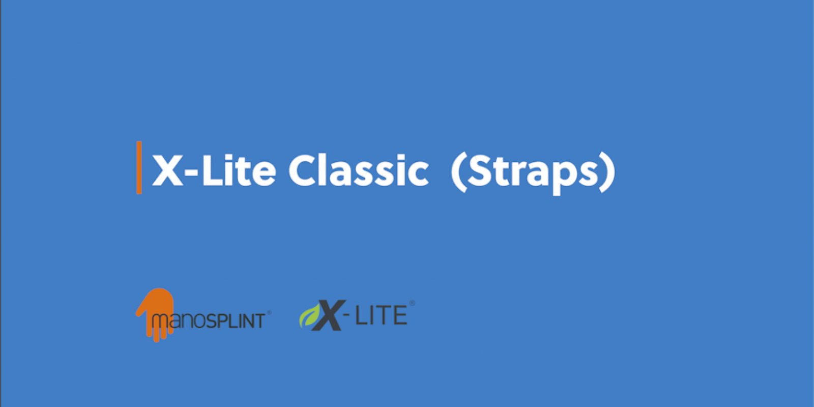 In this Video Alison Coyle shows us how to apply straps to a dorsal blocking splint made from X-Lite Classic.
