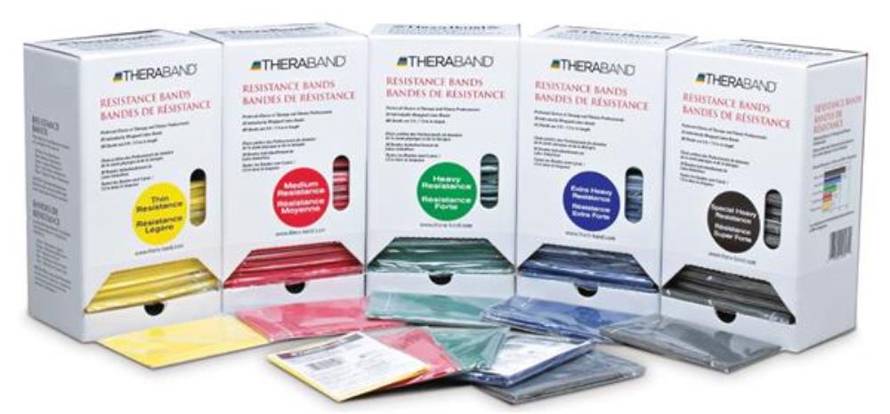 TheraBand Professional Resistance Band Dispenser Package 30PK