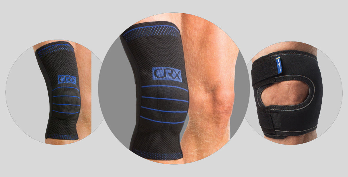 Knee braces for low to moderate grade knee injuries