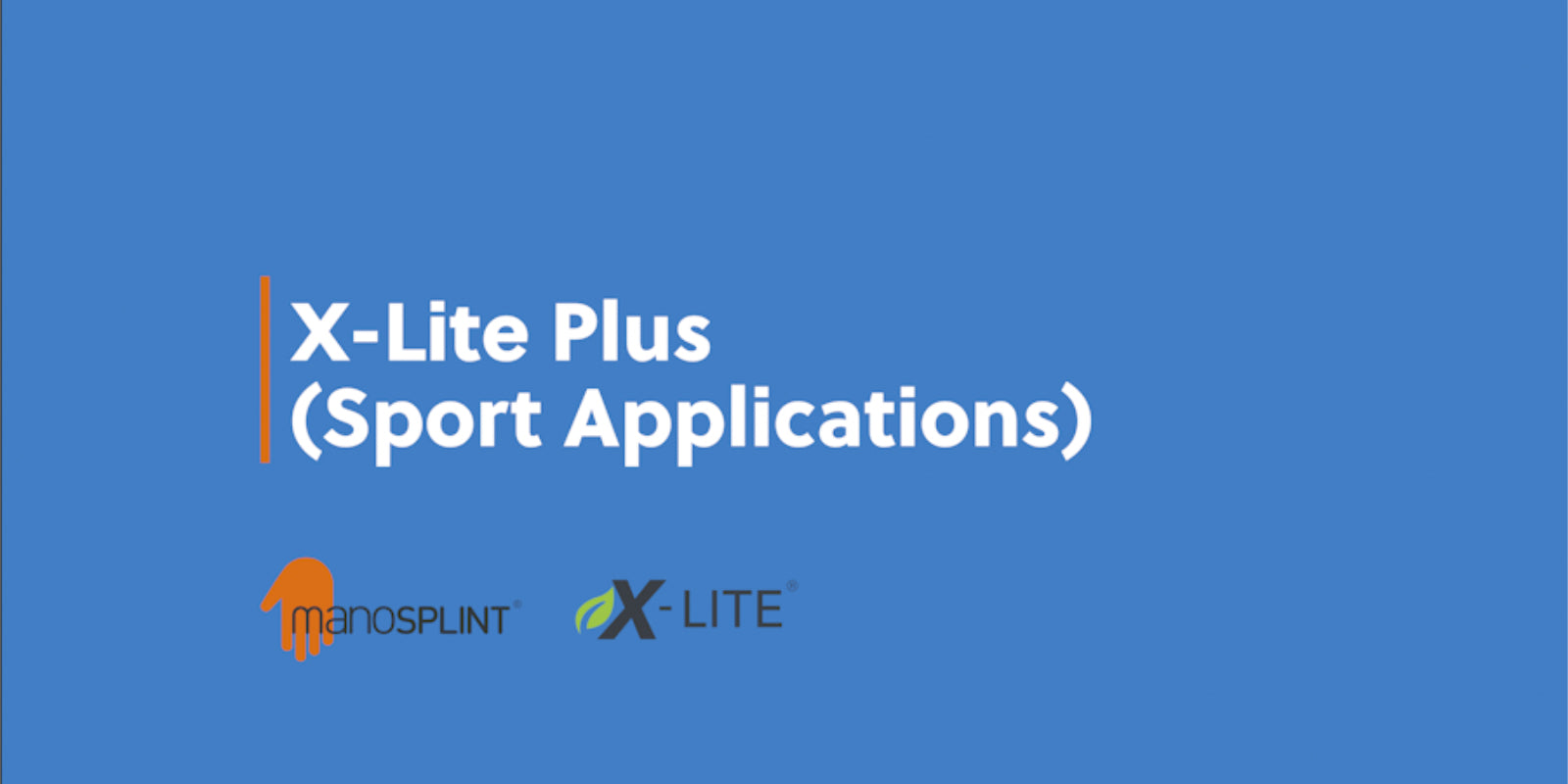 In this video Alison Coyle (Hand Therapist) shows you how to use X-Lite Plus to treat sports injuries.