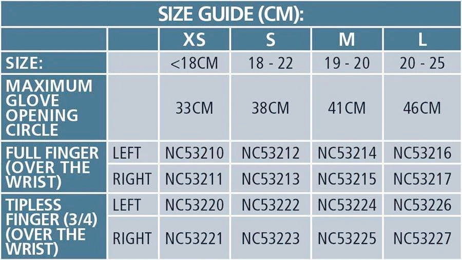 Norco Therapeutic Compression Oedema Glove FULL LENGTH