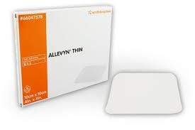 ALLEVYN THIN 10CM X 10CM BOX OF 5